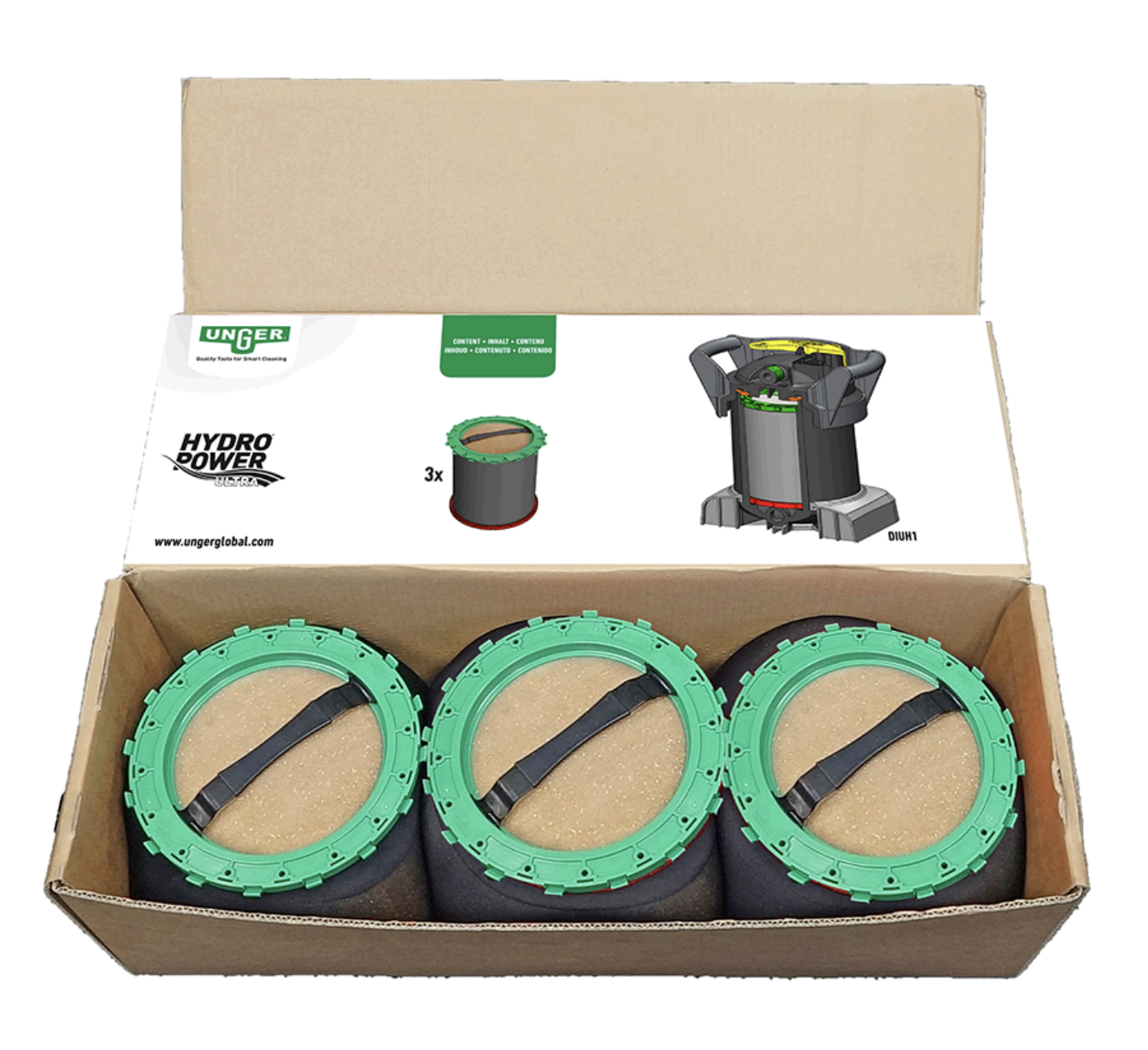 Unger 3x Ultra Hars Pack voor HydroPower Ultra S filter