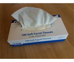CMT CMT soft facial tissues, 2-laags, wit, 20x20cm, 36x100st