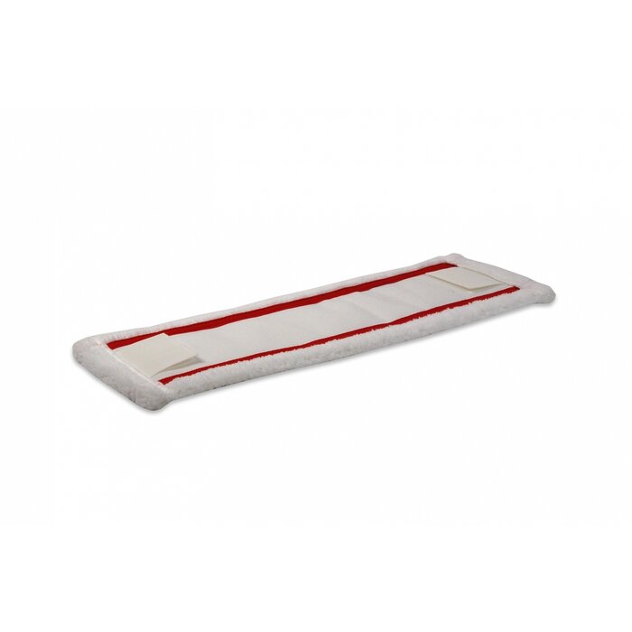 Wecoline Wecoline Speedclean vlakmop microvezel 40 cm rood met flaps