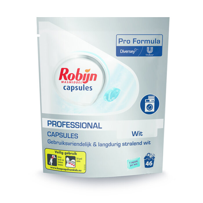 Johnson Diversey Robijn Pro Formula Wasmiddel Capsules White / 46 capsules