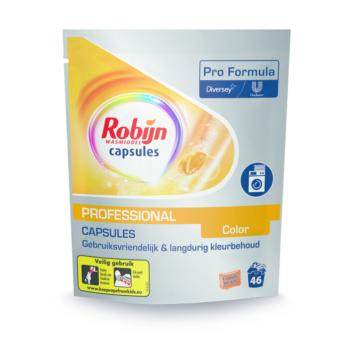 Johnson Diversey Robijn Pro Formula Wasmiddel Capsules Color / 46 capsules