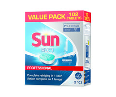 Johnson Diversey Sun Pro Formula All-in-1 Vaatwastabletten 102 st.