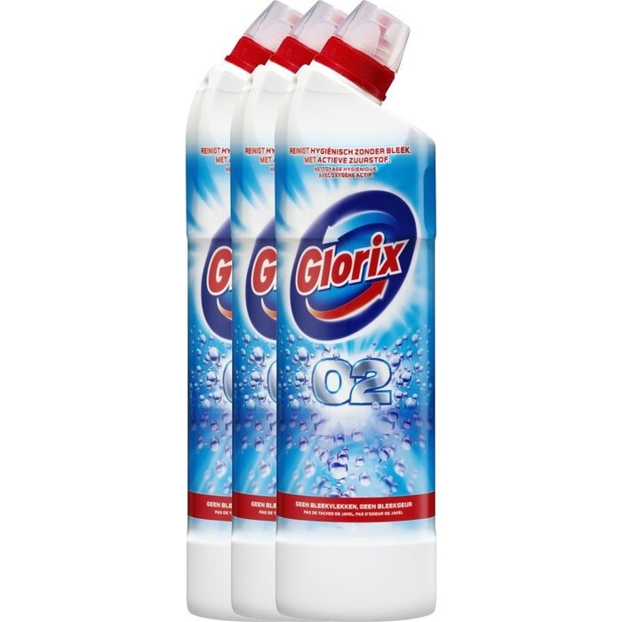 Johnson Diversey Glorix Toiletreiniger O2 3 x 750 ml