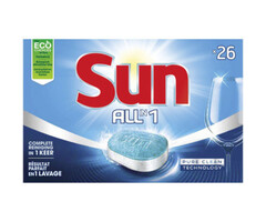 Johnson Diversey Sun All-in-1 Normaal Tabletten 26 st.