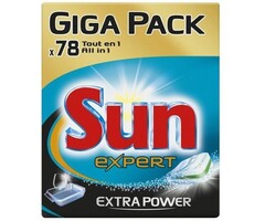 Johnson Diversey Sun All-in-1 Extra Power Tabletten 78 st.