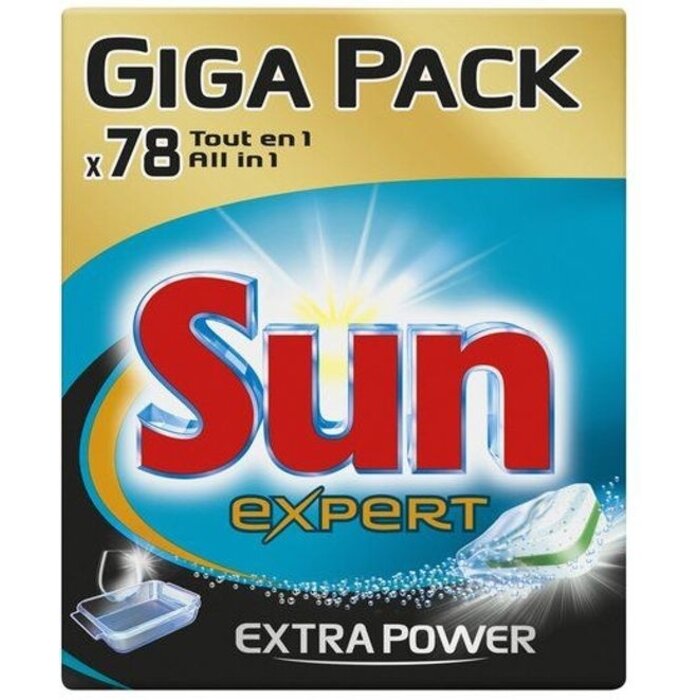 Johnson Diversey Sun All-in-1 Extra Power Tabletten 78 st.