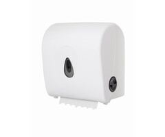 PlastiQline Handdoekroldispenser kunststof wit mini