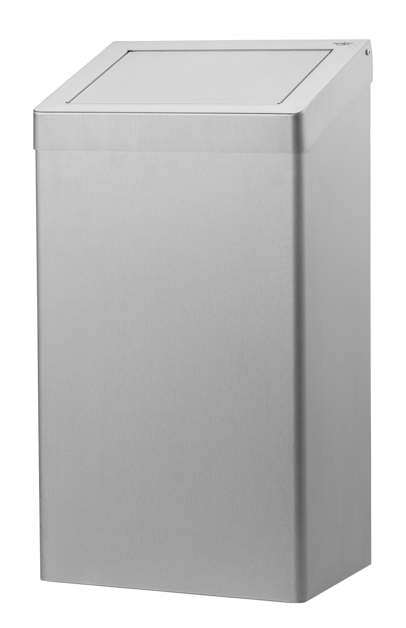 Basicline Afvalbak 50 liter RVS