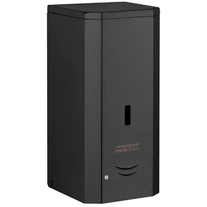 Mediclinics Foamzeepdispenser automatisch RVS zwart 1000 ml