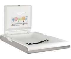 Mediclinics Babyverschoontafel verticaal RVS