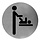 Pictogram luierverschoning RVS