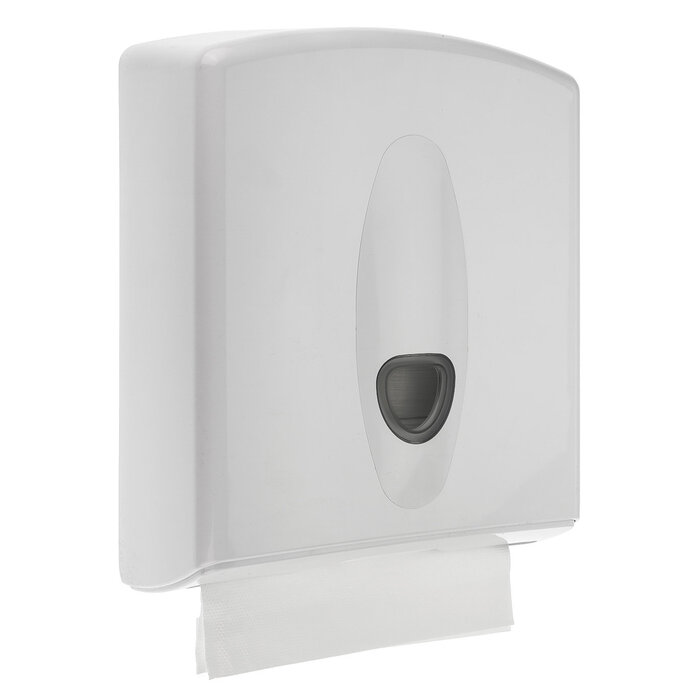 PlastiQline 2020 Handdoekdispenser midi kunststof wit