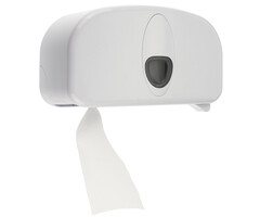 PlastiQline 2020 2rolshouder kunststof wit (kokerloos)