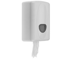 PlastiQline 2020 Poetsroldispenser mini kunststof wit