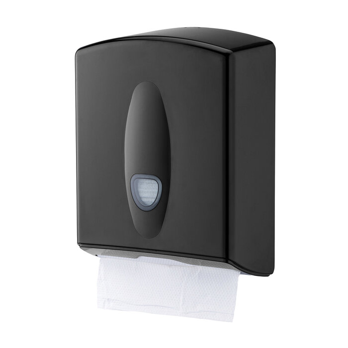 PlastiQline 2020 Handdoekdispenser midi kunststof zwart