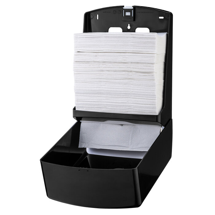 PlastiQline 2020 Handdoekdispenser midi kunststof zwart