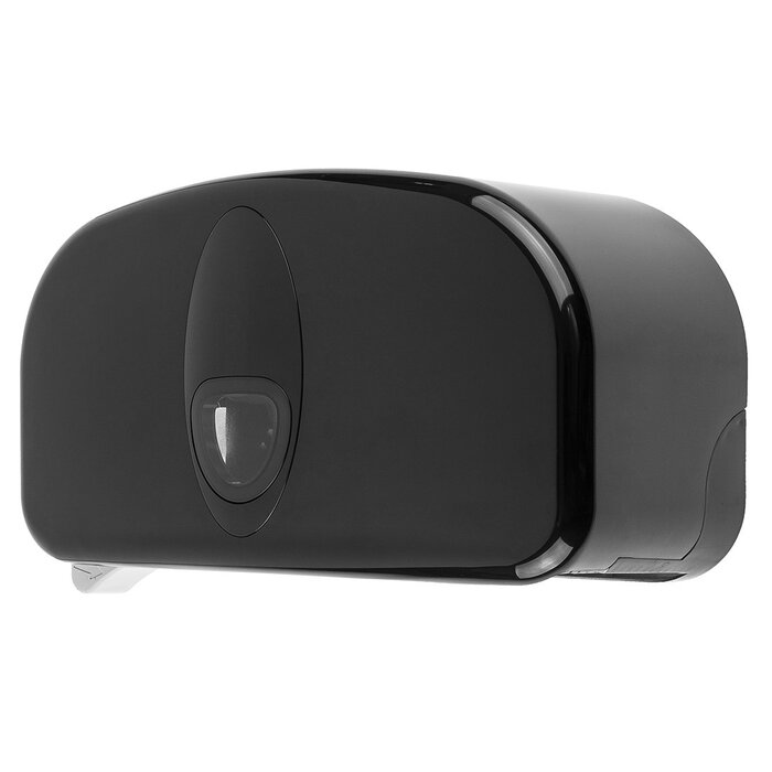 PlastiQline 2020 2rolshouder kunststof zwart (doprol)