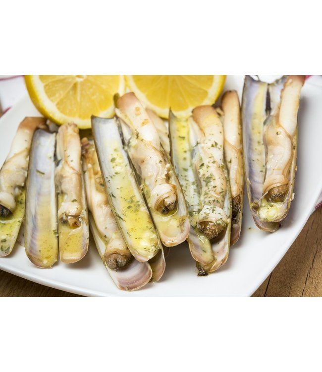 Hollandse Scheermessen in netje (1 kg.)