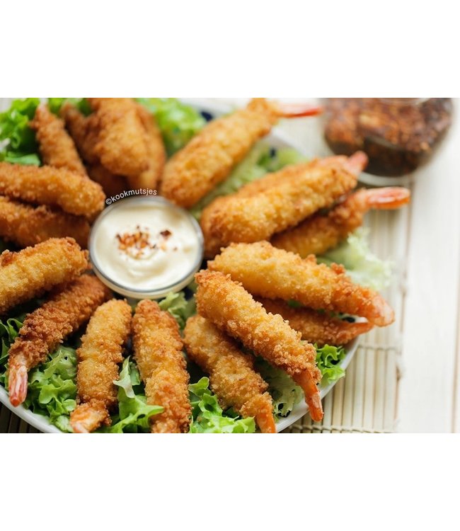 Gebakken Torpedo garnalen