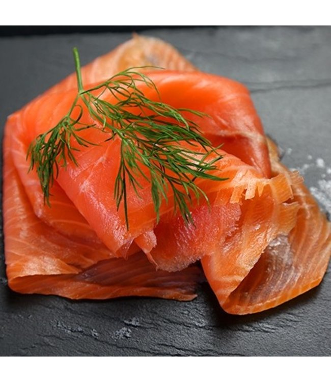 Warm gerookte zalm moten (Ca. 250 gram) Urker Vishandel Hakvoort