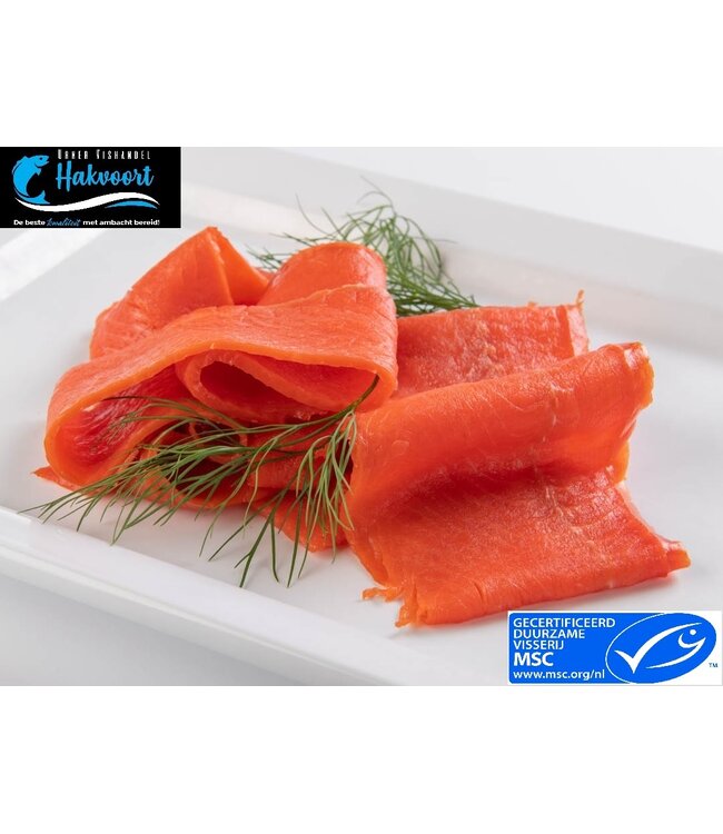 MSC Wilde Sockeye zalmfilet  Ambachtelijk Koud gerookt