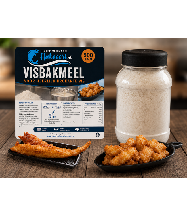 Hakvoort  Visbakmeel traditioneel  500 gram Stooipot