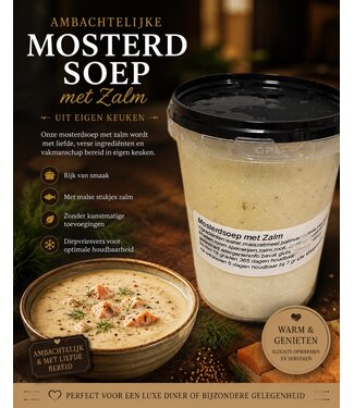 Mosterd / zalm Soep