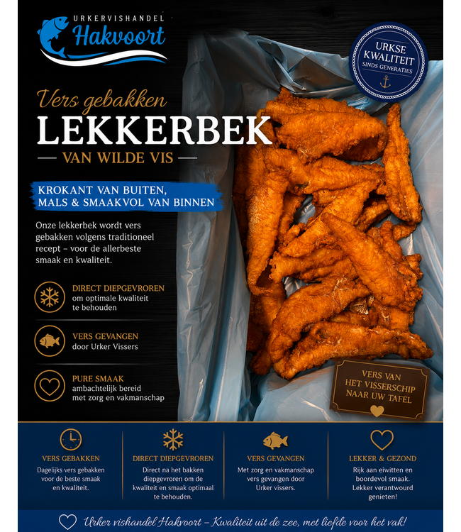 Lekkerbek voorgebakken (graatloos) AANBIEDING