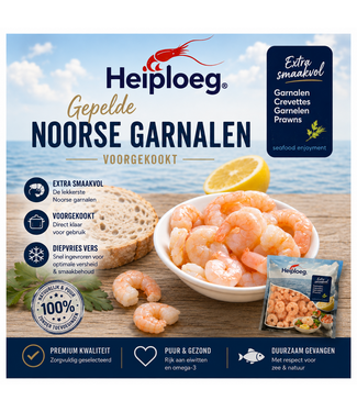 Gepelde Noorse Garnalen  (Heiploeg)