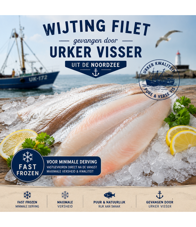 Wijting filet 5 kg doos