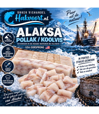 Alaska Pollak kibbeling XL