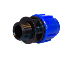 PE Transition 25mm ~ 1" Female/Male Thread