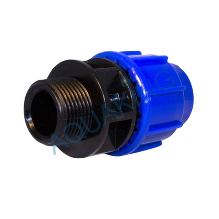 PE Transition 25mm ~ 1" Female/Male Thread