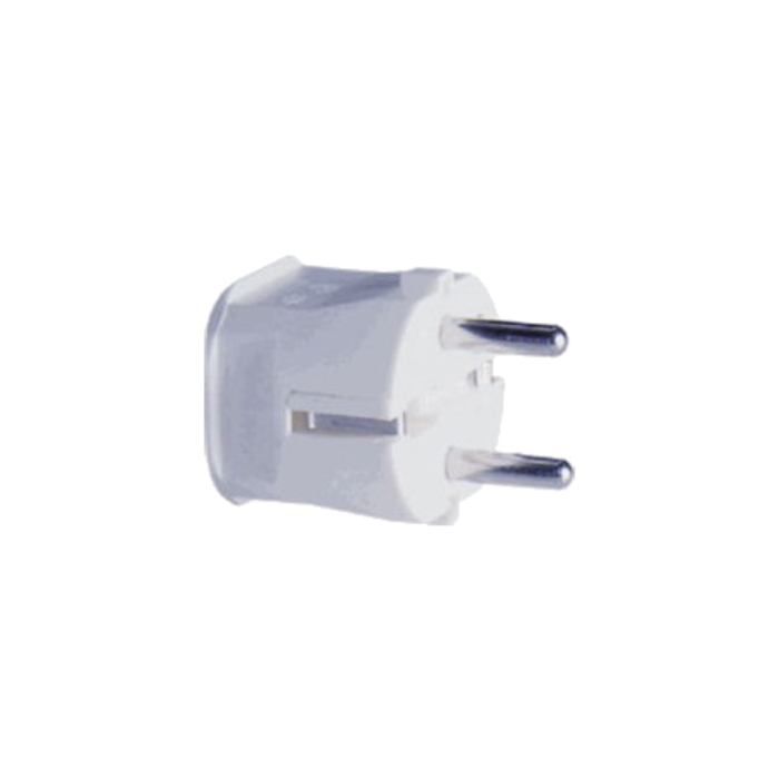 Stekker met randaarde (wit)