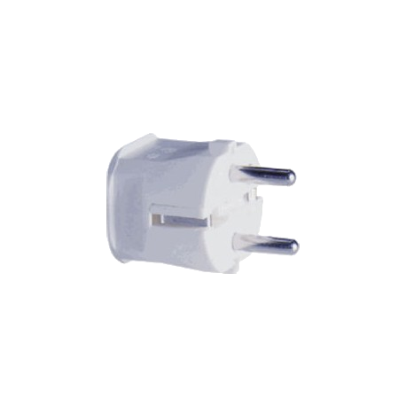 Stekker met randaarde (wit) afbeelding