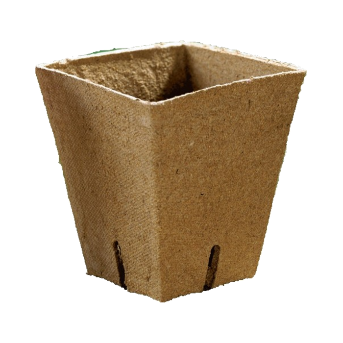 Jiffy Jiffy Fiber Pot 10 Pieces - 8 x 8 x 8cm ~ Pregrowth Pots