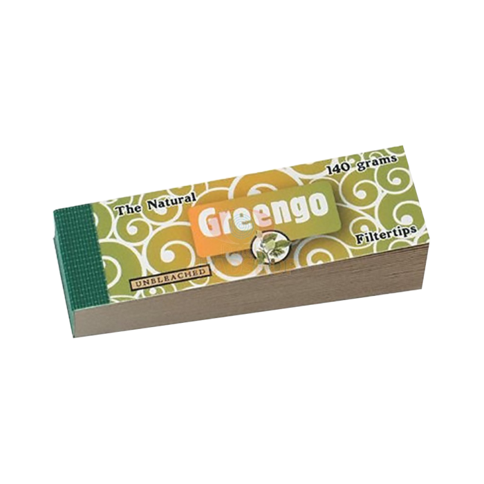 Greengo Greengo Unbleached Filter Tips 50 stuks ~ Ongebleekte Tip