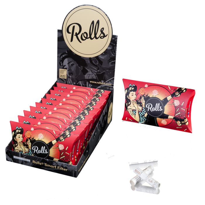 Rolls filter 8mm 40pcs.