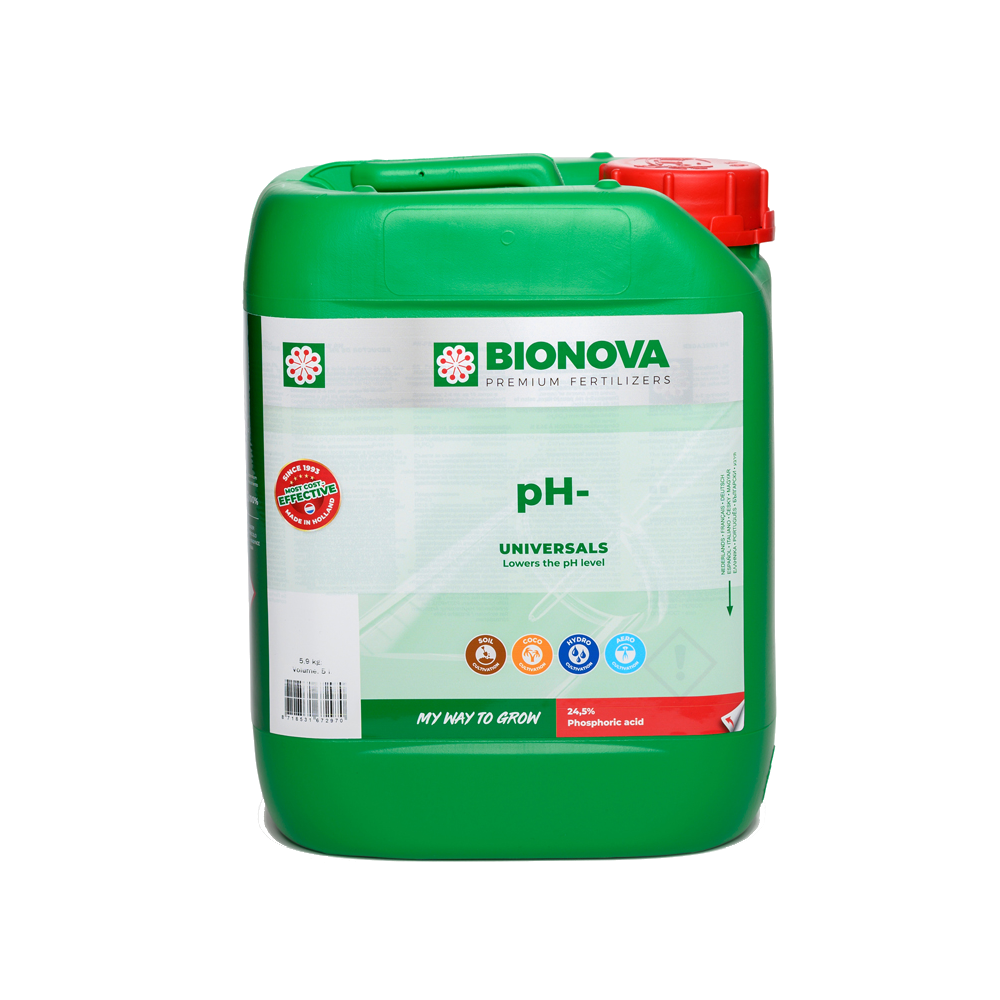 BIONOVA - PH- DOWN FORMATO 20L - CORRETTORE PH - ACIDO FOSFORICO 24,5%