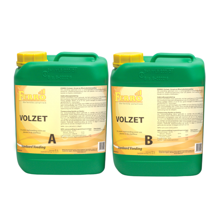 Ferro Ferro Standaard Volzet A + B ~ Startvoeding