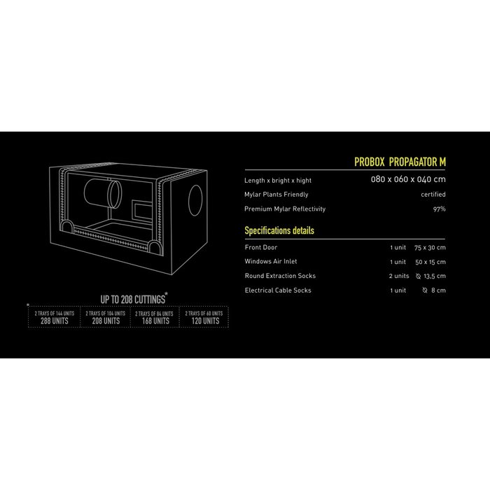 Garden HighPro Garden HighPro Probox Propagator - Grow tent - S/M/L/XL
