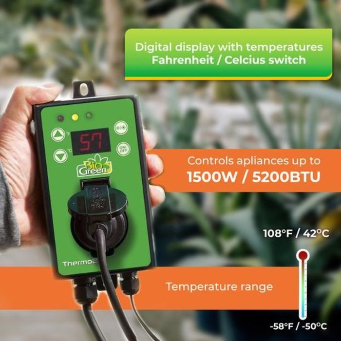 Biogreen Biogreen Thermo2Digital - Summer / Winter Thermostat