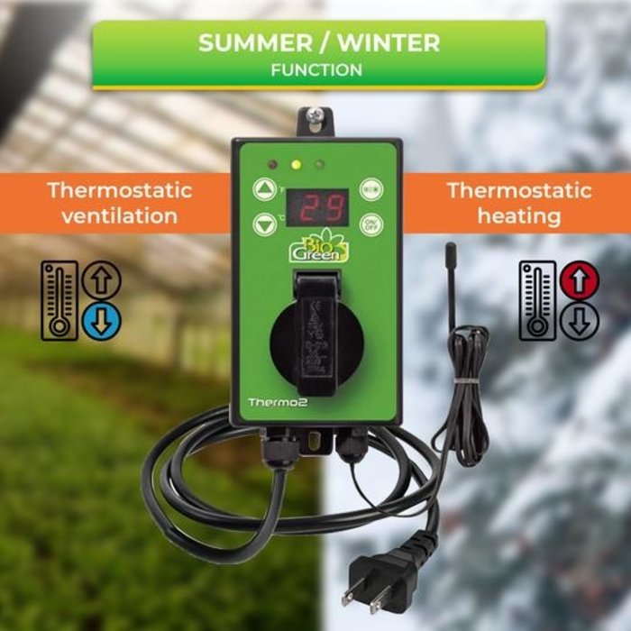 Biogreen Biogreen Thermo2Digital - Zomer / Winter Thermostaat