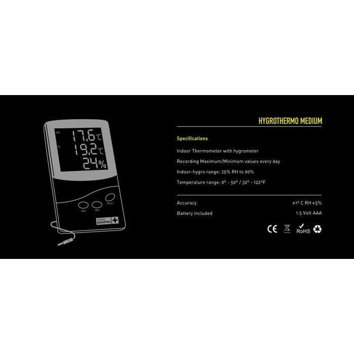 Garden HighPro Garden HighPro ProHygro - ThermoHygro meter