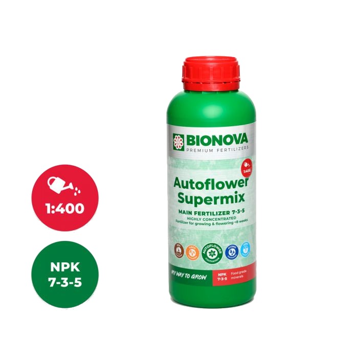Bio Nova Bio Nova Autoflower Supermix ~ Basis Voeding