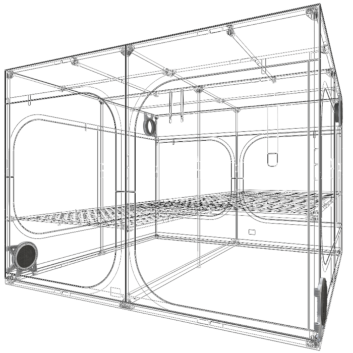 Secret Jardin Secret Jardin Dark Room 300 (MEDIUM) R4.0 - 297x297x217cm