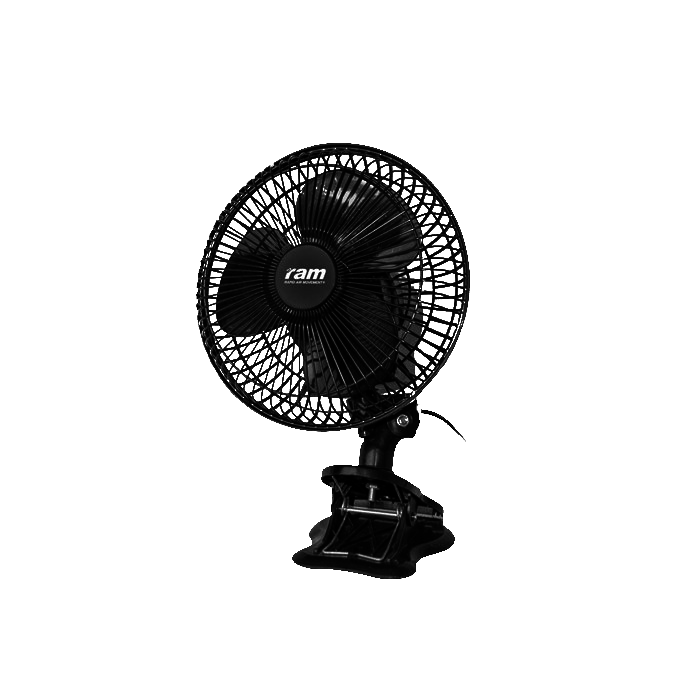 RAM RAM Clip-on-monkeyfan - ø15cm (15 Watt) / ø18cm (20 Watt) Oscillating