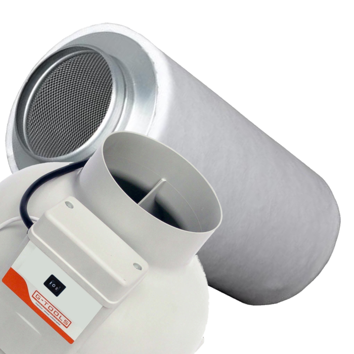 G-Tools G-tools GT-125 2 Speed + K2601 Flat 220-360m3/u ~ Combo Deal