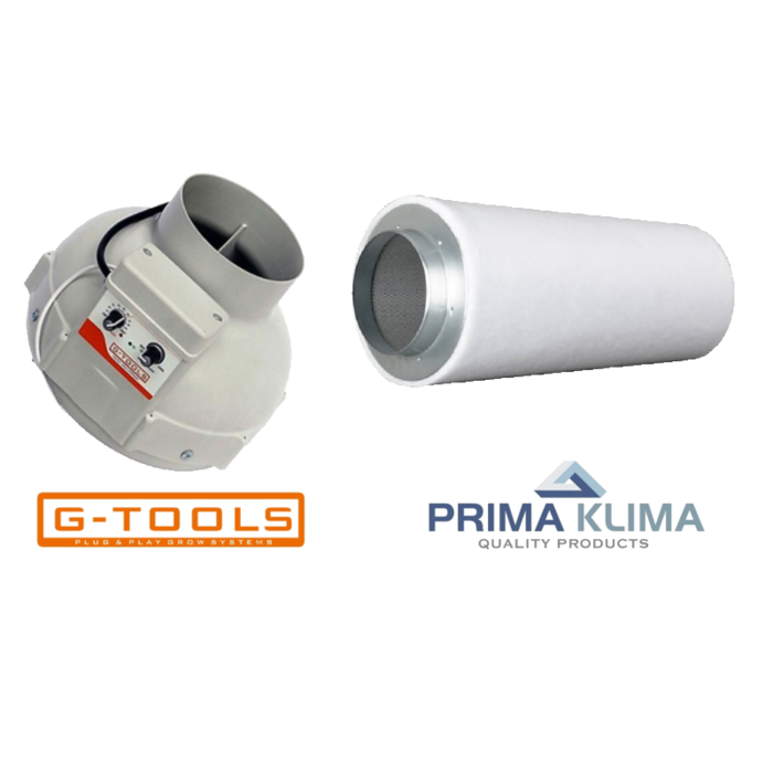 G-Tools G-tools GT-125 CTR + K2601 Flat 420m3/u ~ Combo Deal