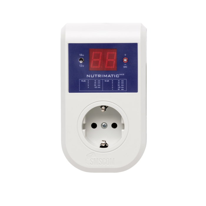 SMScom SMSCOM NutriMatic Digitale Seconde Timer 8.5A 2000W
